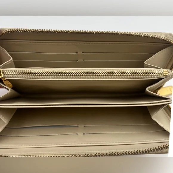 Louis Vuitton Vernis Leopard Zippy Wallet Blanc Corail- limited edition like new - Picture 6 of 6